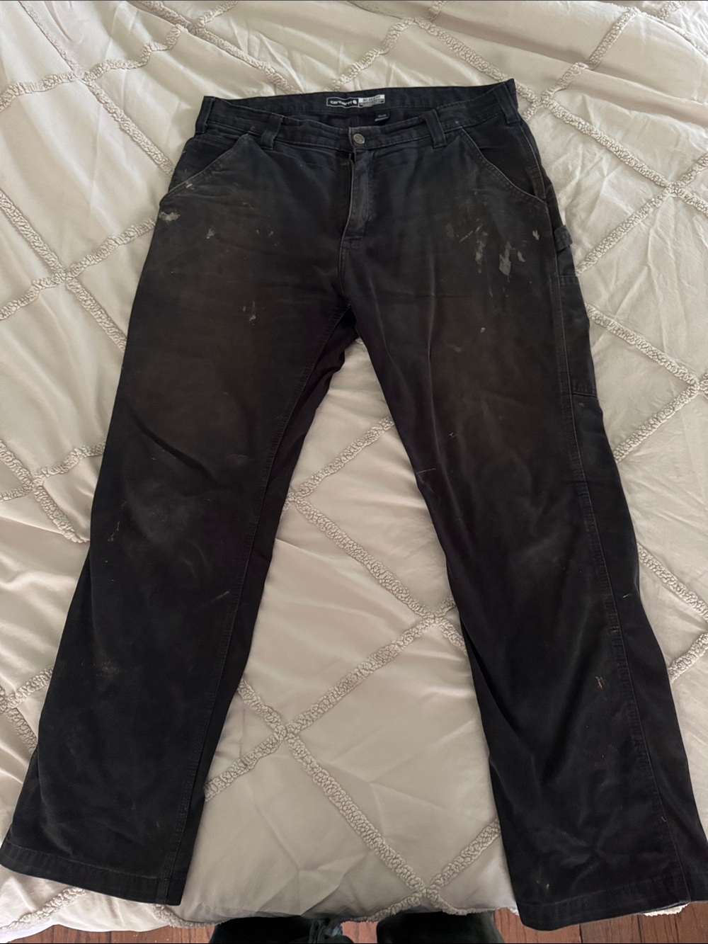 Carhartt Relaxed Fit Black Work Pants